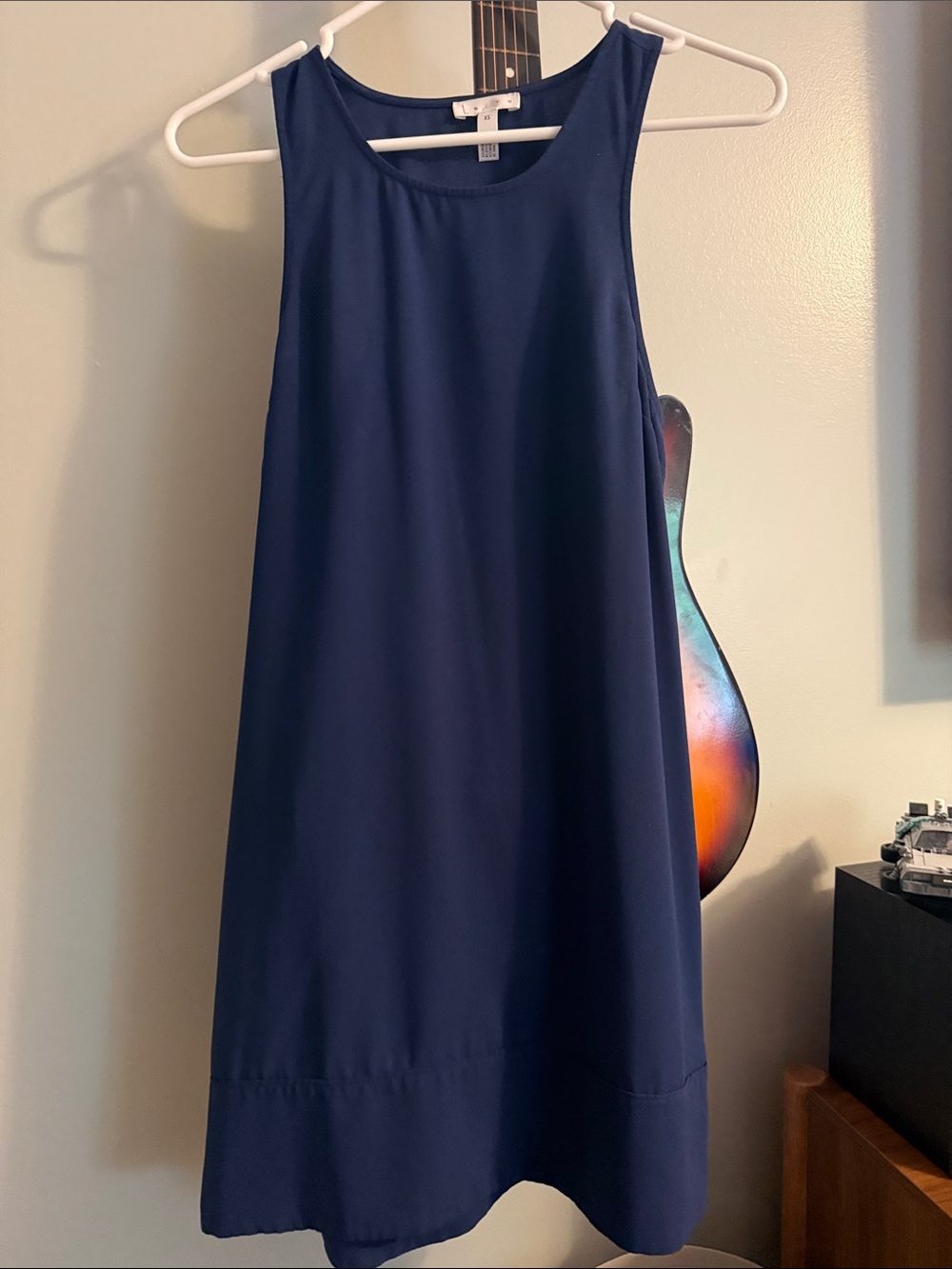 Leith Navy Sleeveless Mini Dress